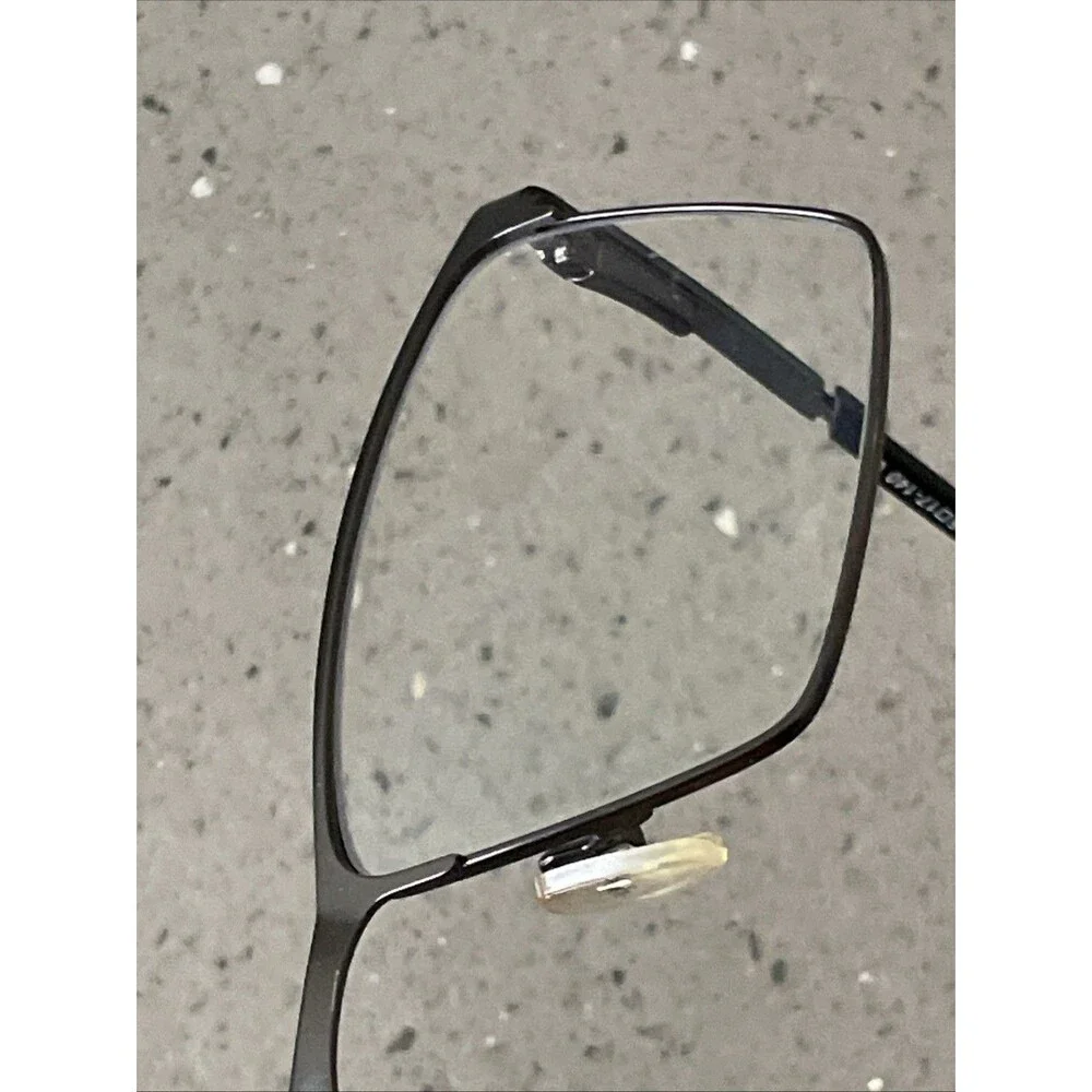Merry's Black Square Eyeglasses Frames Only 55-17-140 C4 9057 Italy